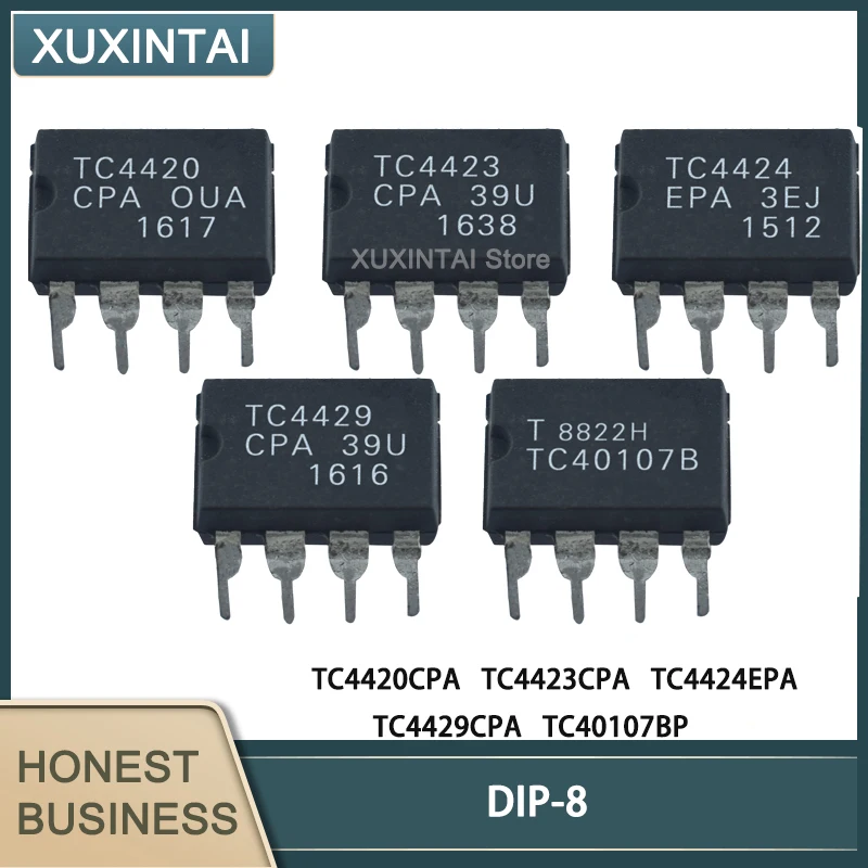 

20Pcs/Lot TC4420CPA TC4423CPA TC4424EPA TC4429CPA TC40107BP TC44 DIP-8
