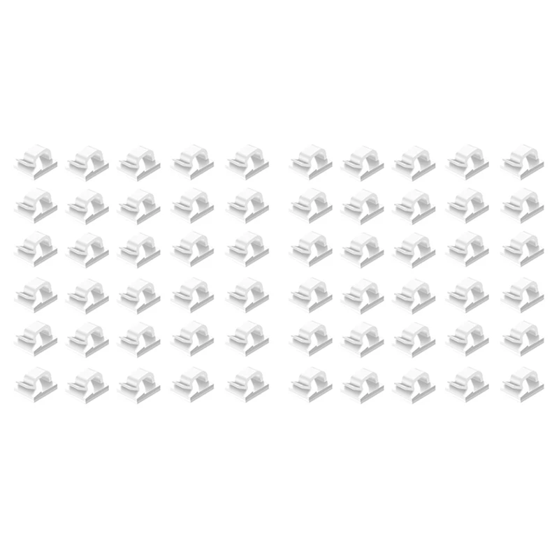 

120 шт. кабельные зажимы, клейкий органайзер для кабеля, держатель шнура, прочный, управление проводами, белый CNIM, лидер продаж