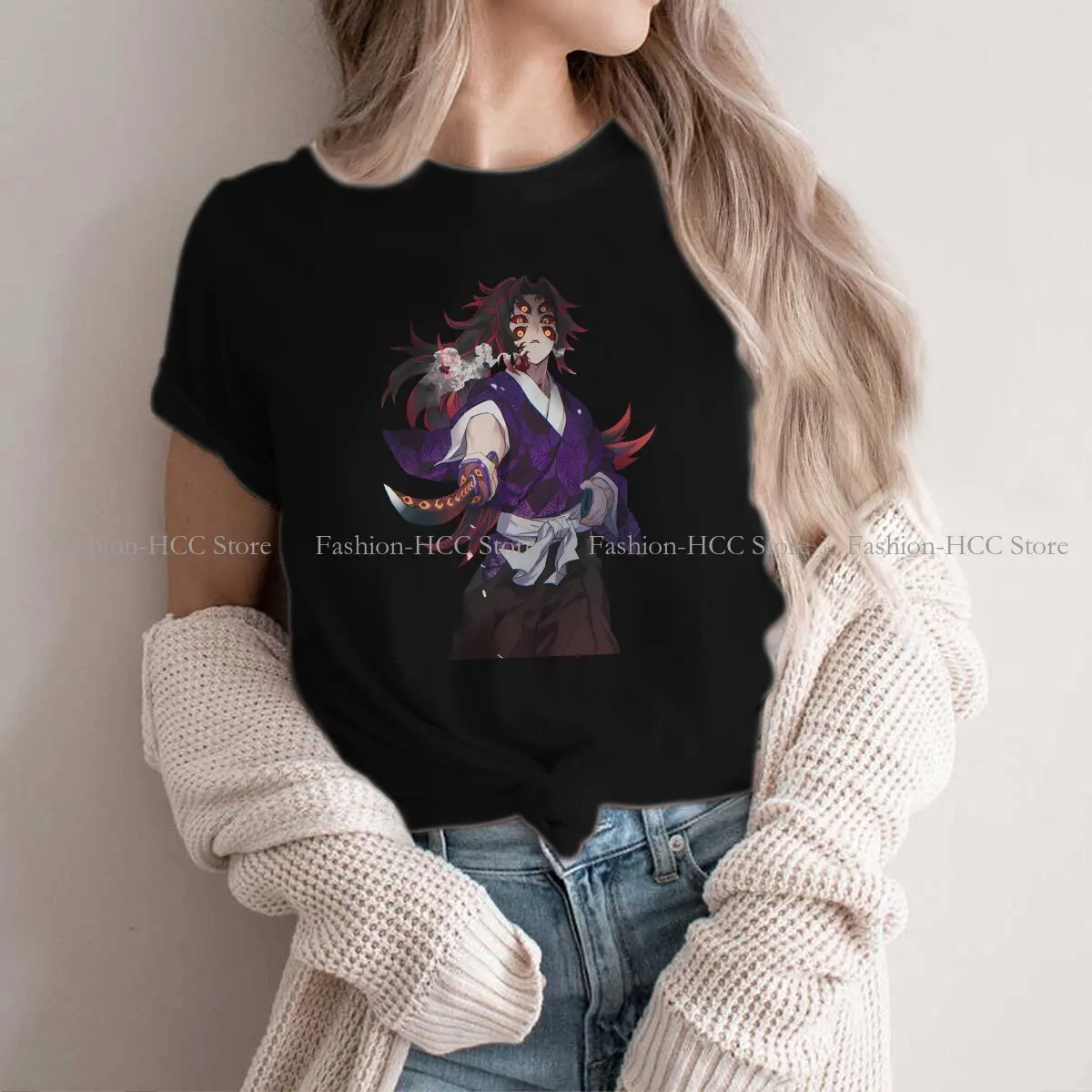 

Футболка женская классическая из полиэстера, креативная уличная одежда в стиле Харадзюку с изображением рассеянных демонов игр, удобная рубашка