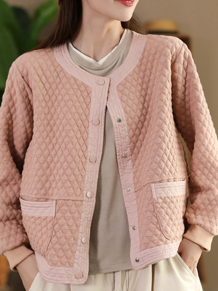 Max LuLu 2024 стеганые классические женские зимние куртки роскошные модные винтажные