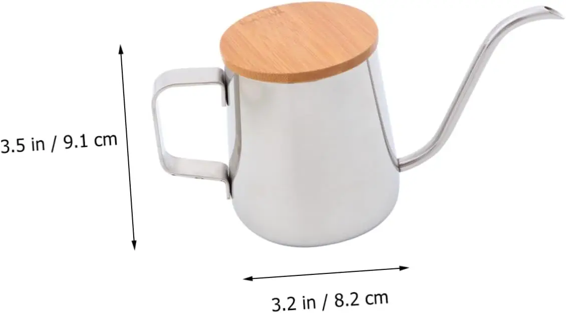 Чайник из нержавеющей стали кофейник с фильтром на шее