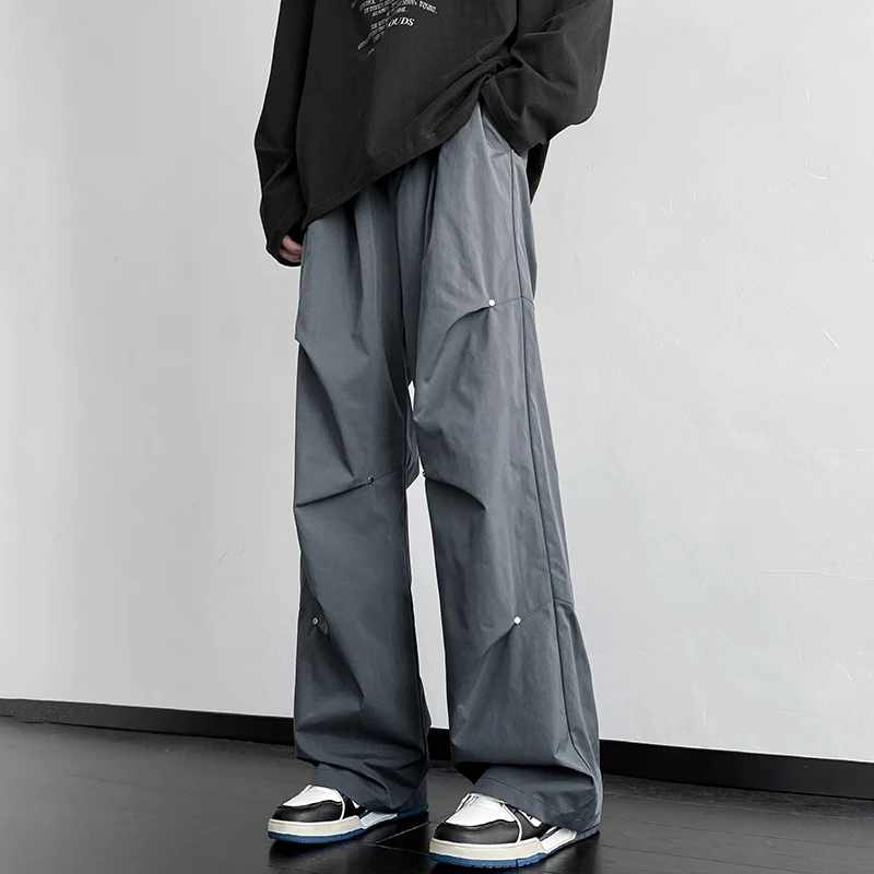 2024 Летние повседневные мешковатые брюки большого размера Y2K мужские брюки-карго