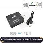Переходник HDMIRCA AVCVBS, 1080p, преобразователь видеорегистратора, поддержка NTSC и PAL