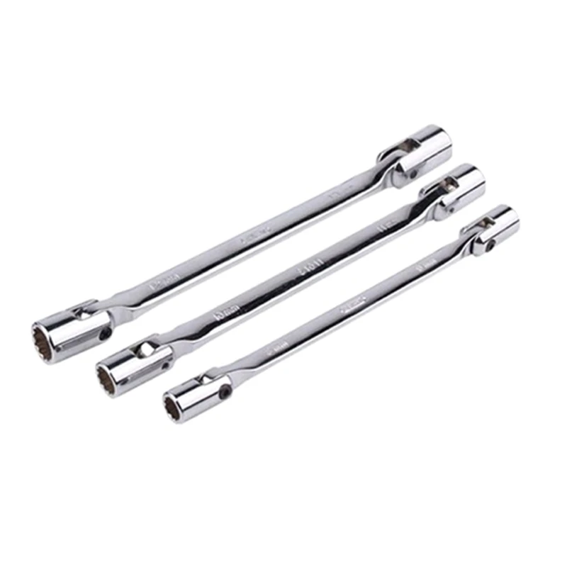 

Double Head Swivel Socket Wrench Spanner Toolfor Efficient Fastening Unfastening Drop Shipping
