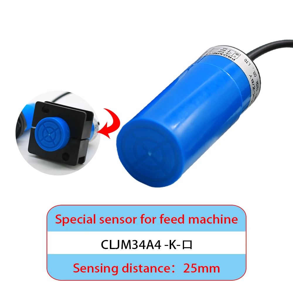 Емкостные датчики приближения Cloweit M30/M34, 1-25 мм, переключатели в пластиковом корпусе, 3-проводные, не металлические, с регулируемым расстоянием