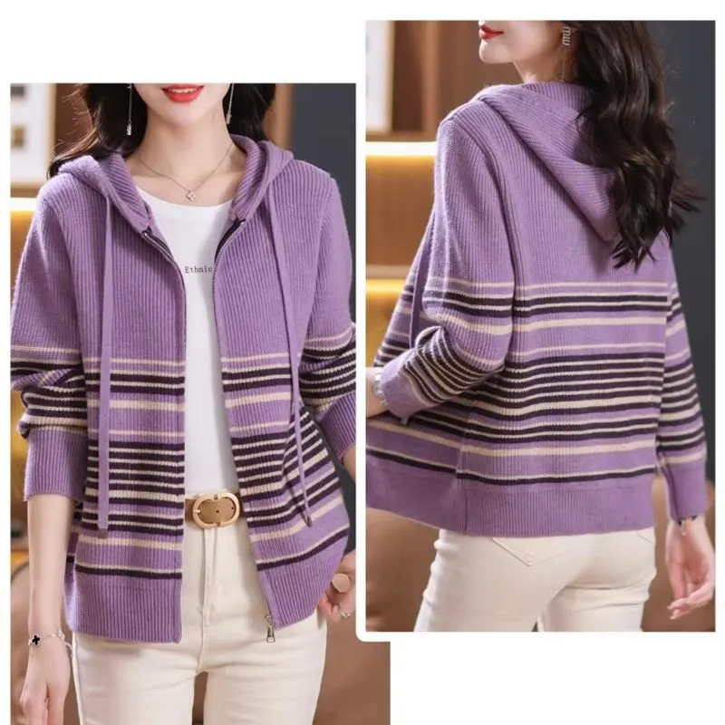 Новинка осенне-зимний Корейский кардиган вязаный свитер Женское пальто
