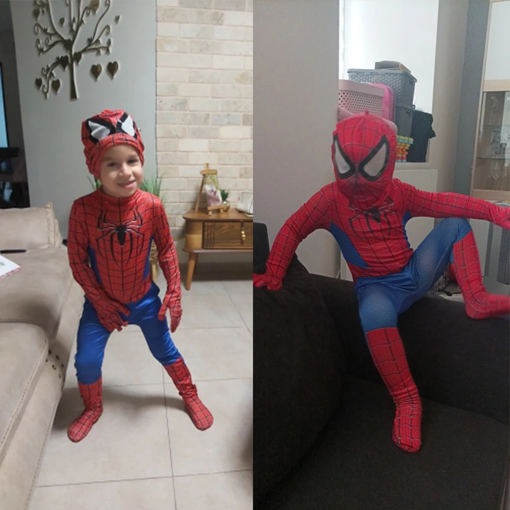 Костюмы для косплея Человек-паук Marvel's Spider Man PS5 боди ролевых игр коллекция