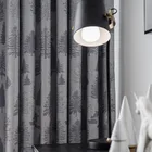 Светонепроницаемые шторы, жаккардовые, с принтом, для гостиной, спальни, балкона, кабинета