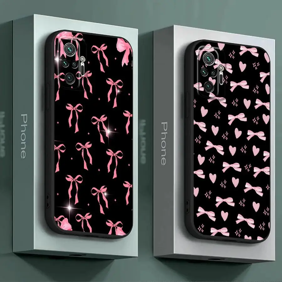 Фото Чехол для телефона Pretty Bow Rabbit для Redmi Note 11S 9S 8T 10S 12S 14Pro 11 Pro 10 12 9 8 13 Pro 9T 10 Soft Cover Luxury №1