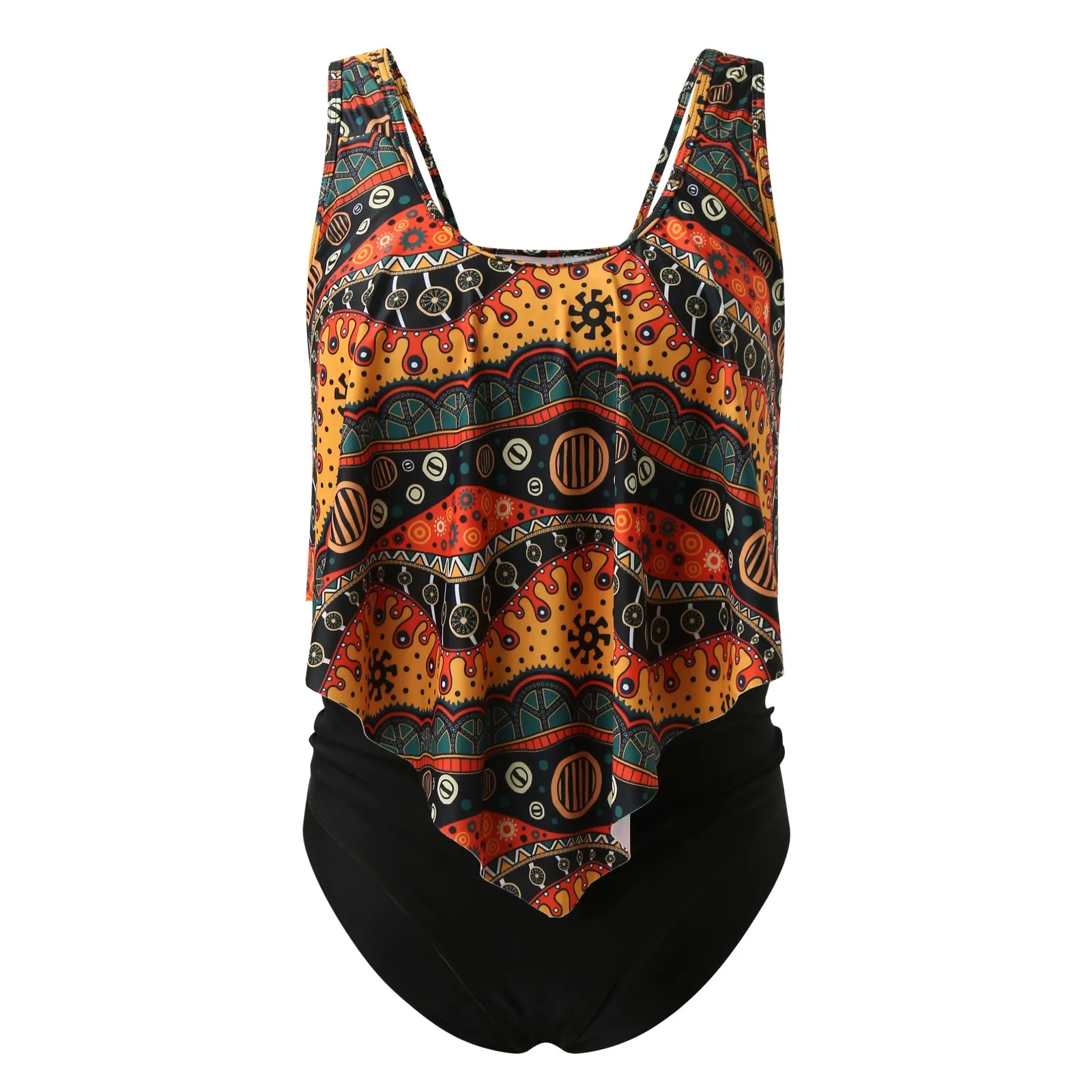 

Womens Swimsuit Suit Bikini Bathing Flower Prints Bikinis Set Underwire Bikini Top Push up