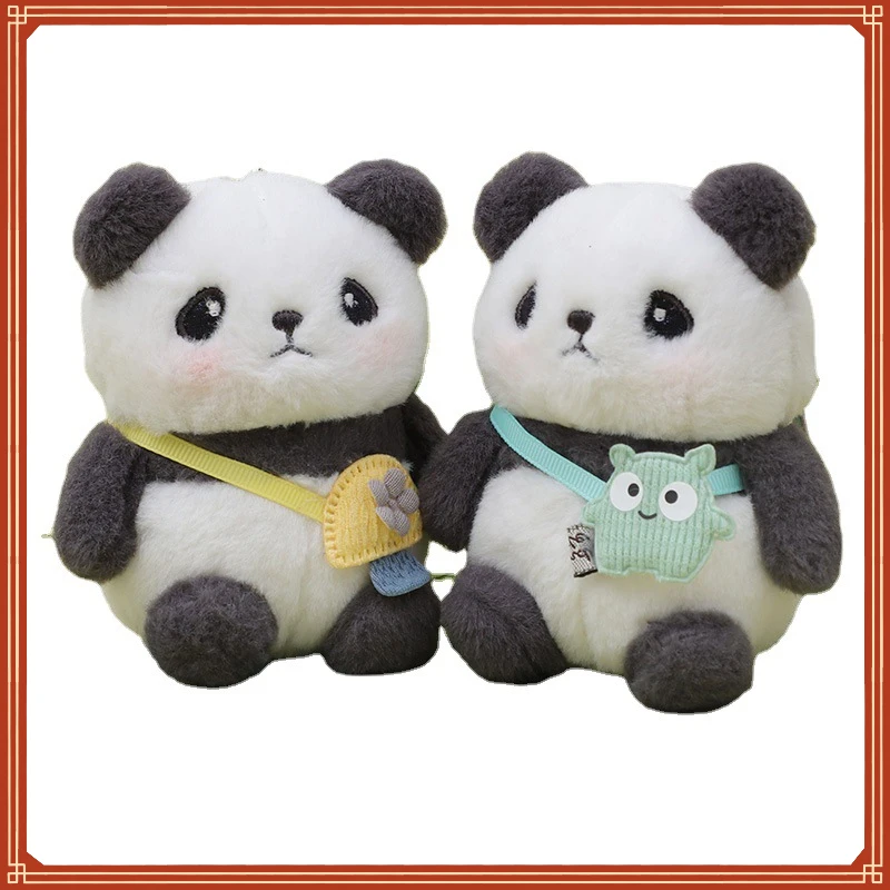 

Cute Cartoon Giant Panda Plush Toy Backpack Doll Pendant Small Doll Doll Keychain Pendant Women's Bag Pendant Children's Gift