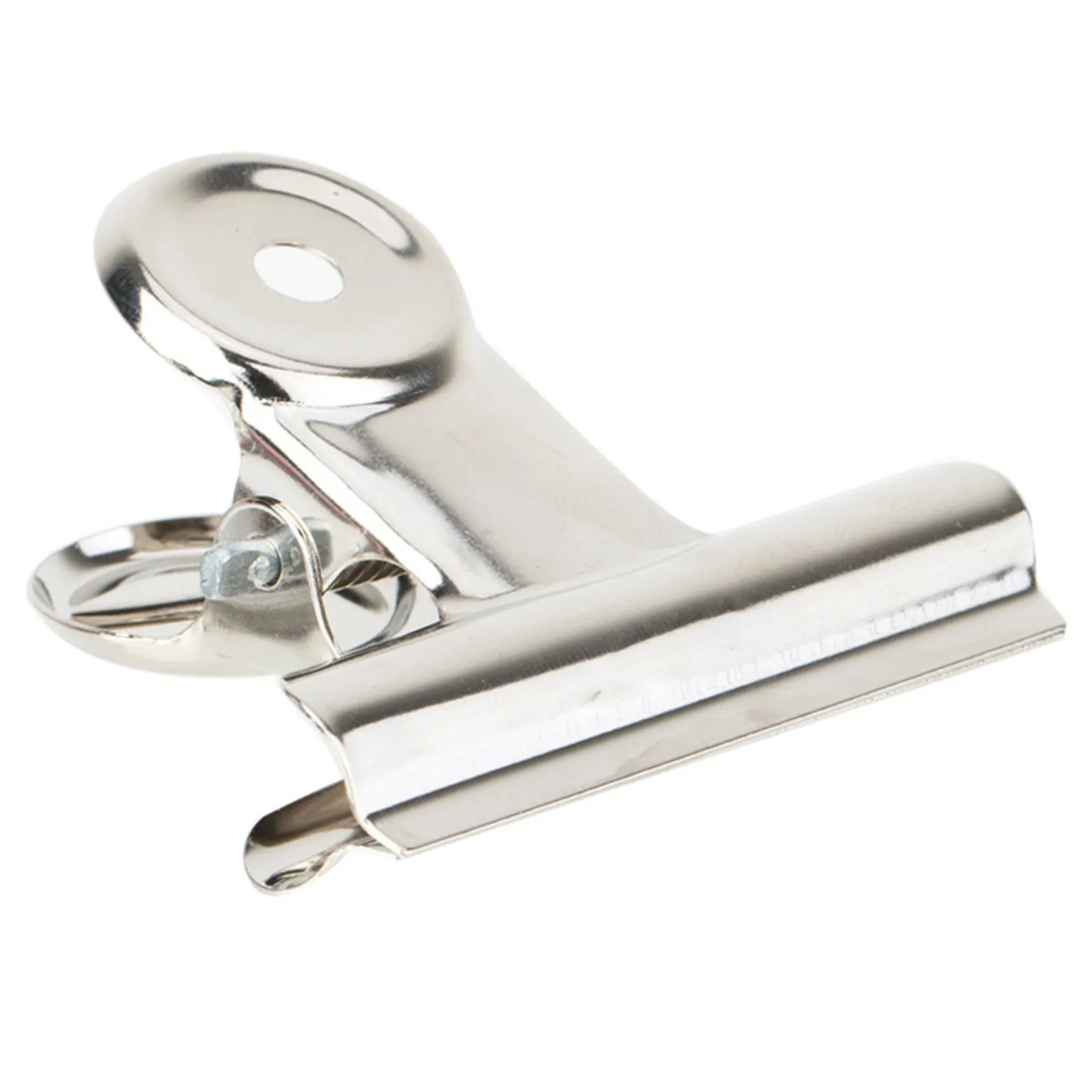 

6pcs Binder Clips Paper Clamps Ergonomic Design Handle Invoice Clip Letter Paper Securing Fold Clip