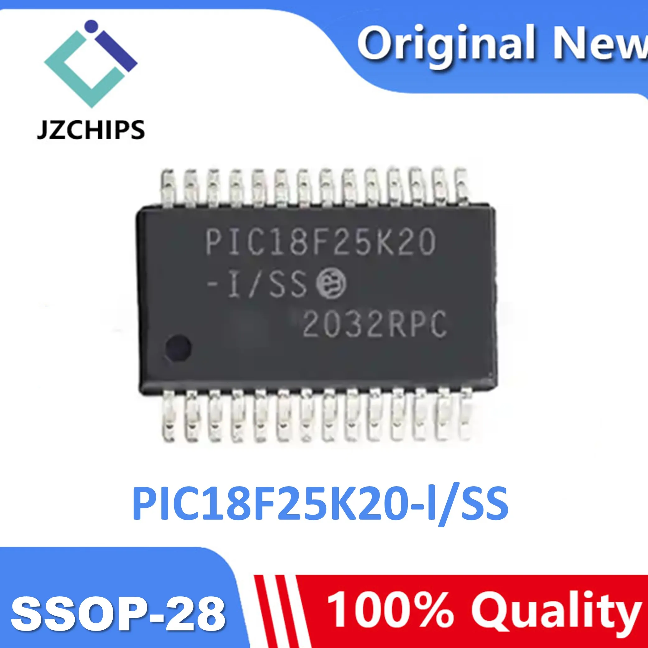 PIC18F25K20-l/SS Microcontroller IC 8-Bit 64MHz 32KB FLASH SSOP-28 New & Original