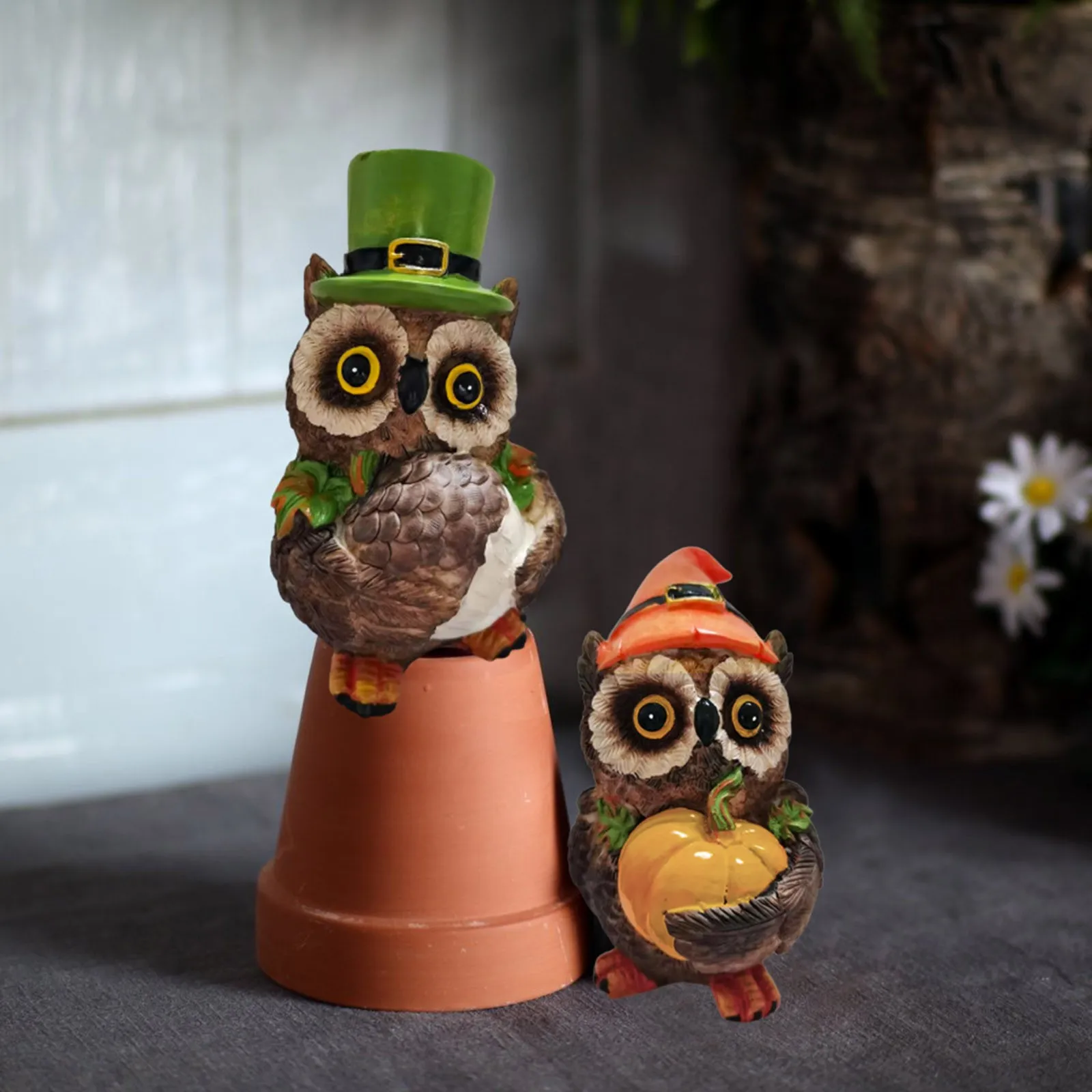 

Owl Garden Decoration Animal Garden Decoration Resin Crafts Tabletop Decoration Garden Statues And Figurines Outdoors Solar