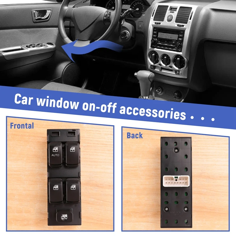 Переключатель управления стеклом для Hyundai Getz 2005 93570-1C110