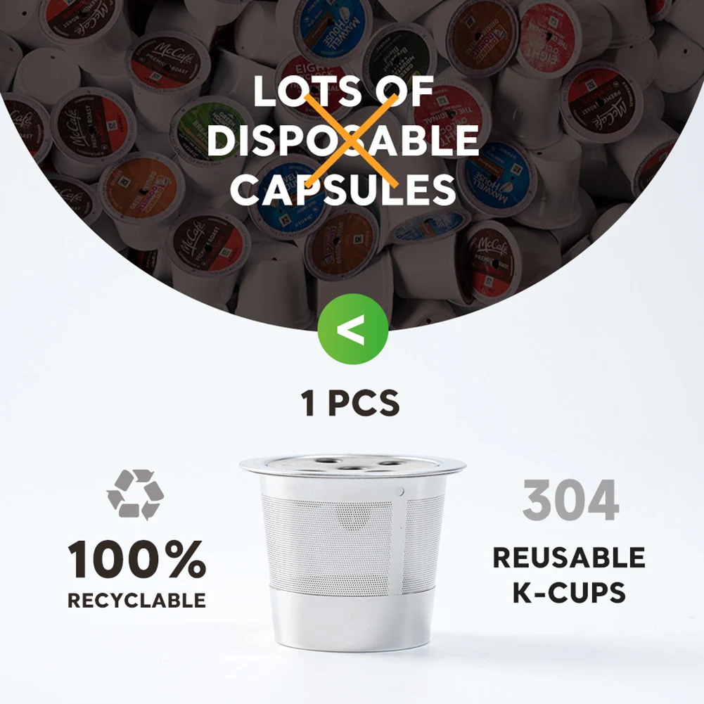 

Многоразовый фильтр для кофемашины Keurig K, пластиковая кофемашина Keurig K