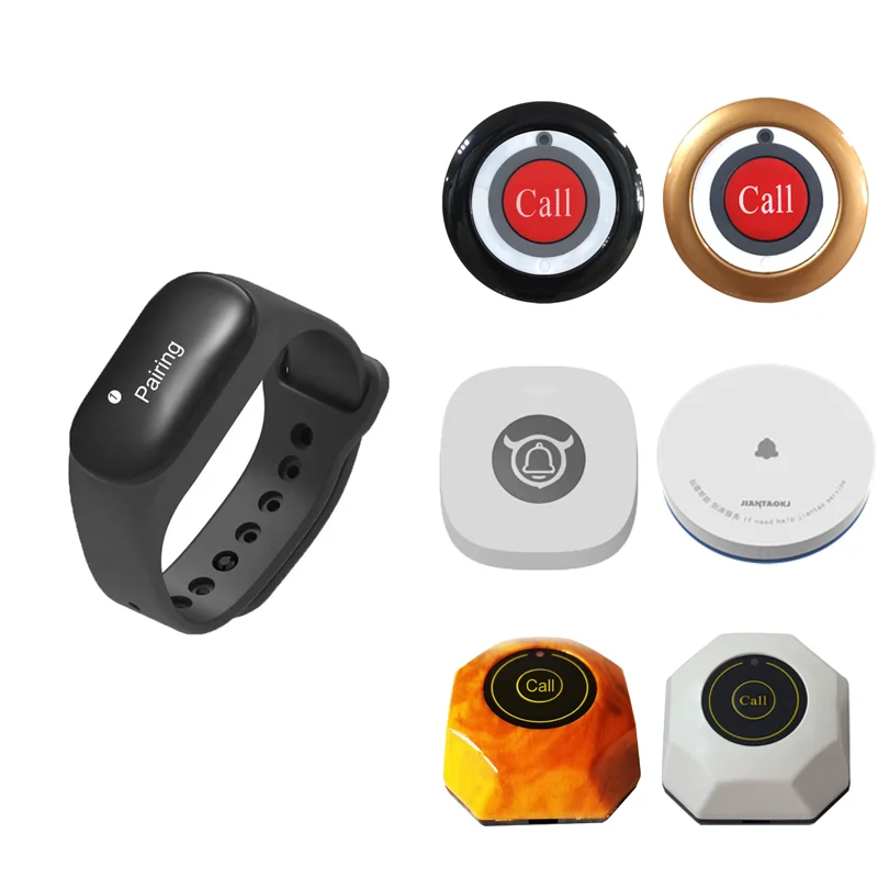 Jiantao JT-860 Restauarant Call System Waterproof Wireless Call Button Buzzer Pager Watch For Food Truck Bar Clinic Cafe