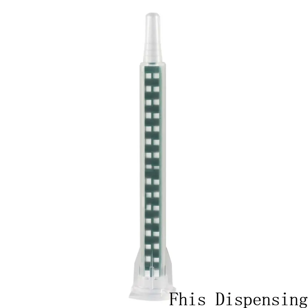 Resin Static Mixer 5.3-16/ F6-16 Mixing Nozzles for Duo Pack Epoxies Bayonet Square Green Core POM Material