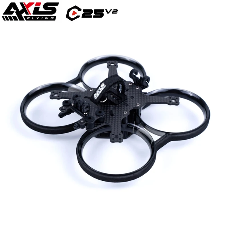 

Axisflying C25 V2, 2,5 дюйма, каркас из углеродного волокна, 120 мм, колесная база для двигателя RC FPV C145, стандартный пропеллер, беспилотные летательные аппараты