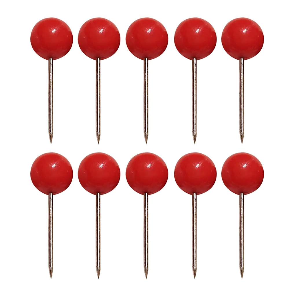 

Push Map Pin Tacks Head Board Round Sewing Red Cork Thumb Black Clips Drawing Decorative Pushpins Wall Maps Crafts Hooks Travel