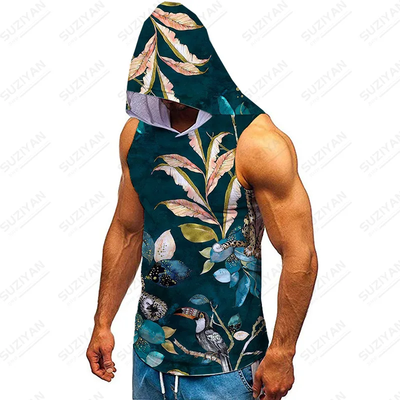 

Свитшот мужской с принтом, без рукавов