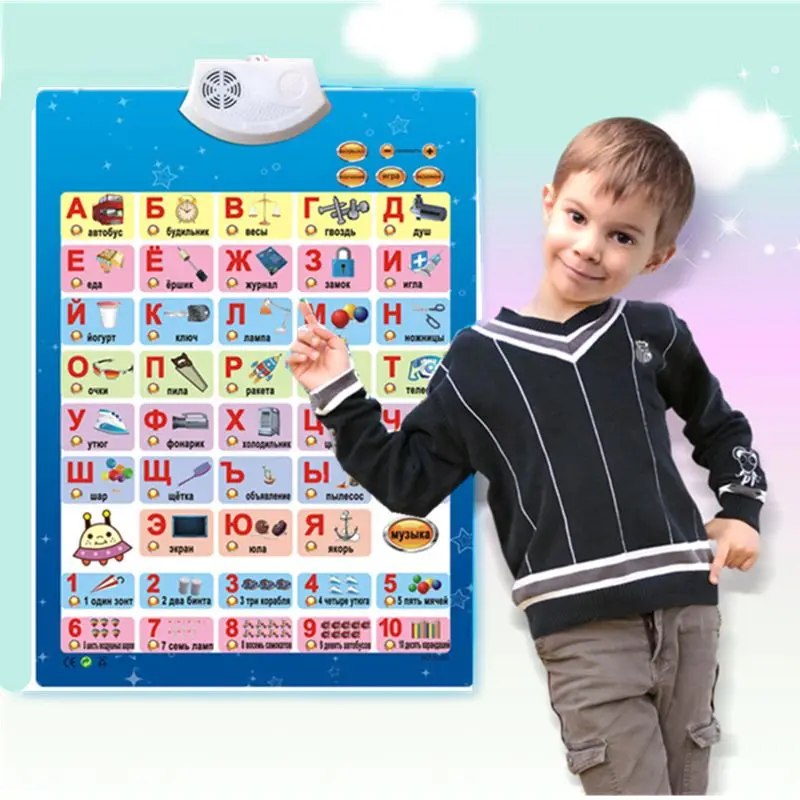 

Интерактивный детский плакат с алфавитом для игровых игрушек, многофункциональные домашние игры Best Gi