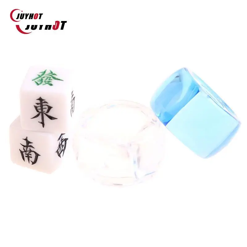 

Acrylic Position Dice Circle East South West North Dices Mahjong Entertainment Game Dice For Casino Board Game Accessories