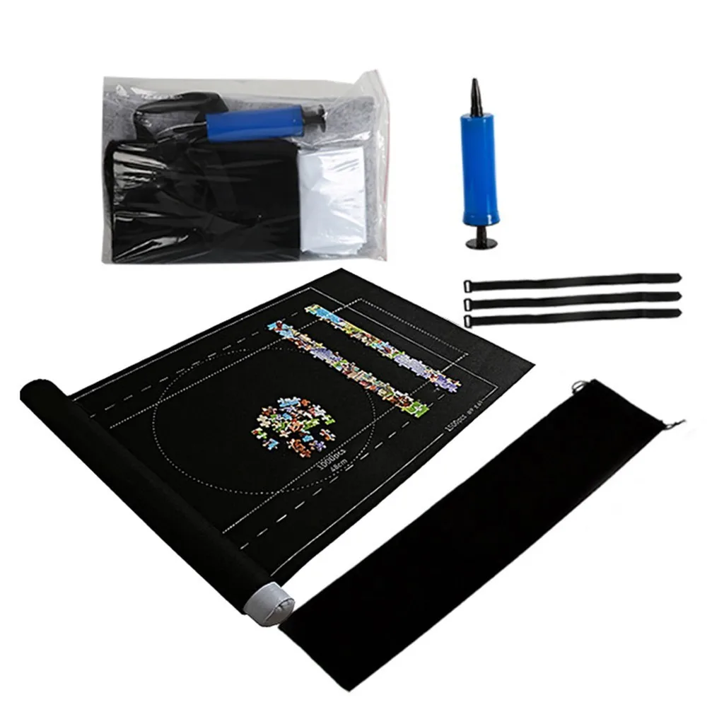 

Jigsaw Puzzles Mat Roll Felt Mat Play Puzzles Blanket For 1500/2000/3000 Pieces Puzzle Accessories Portable Travel Storage bag