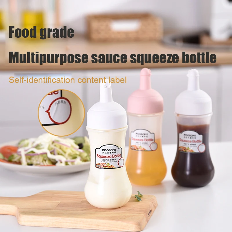 

Пластиковая бутылка для соуса с насадками, 350 мл