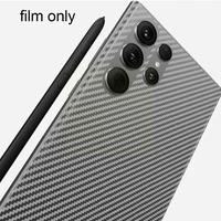 2pcs carbon fiber anti fingerprint back film for notes22 s22 s22 ultra matte back screen protector b5h4