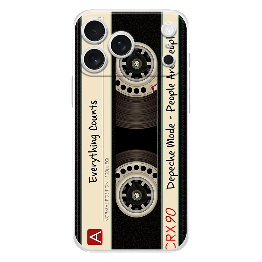 Фото Мягкий чехол для iPhone 17 Air 16E 16 11 15 14 Pro MAX 12 13 7 8 Plus SE, защитный, винтажный, с дизайном ленты, камеры, Gameboy, на Пасху №3