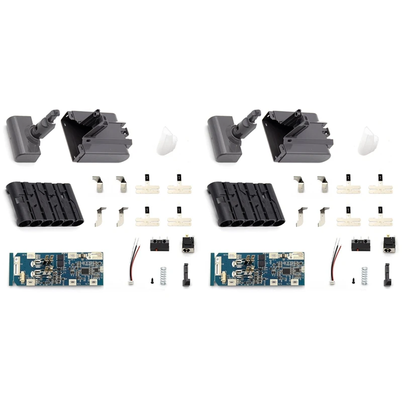 

2X Li Battery Plastic Case Charging Protection Circuit Board PCB For Dyson V6 21.6V Exclusive Vacuum Cleaner
