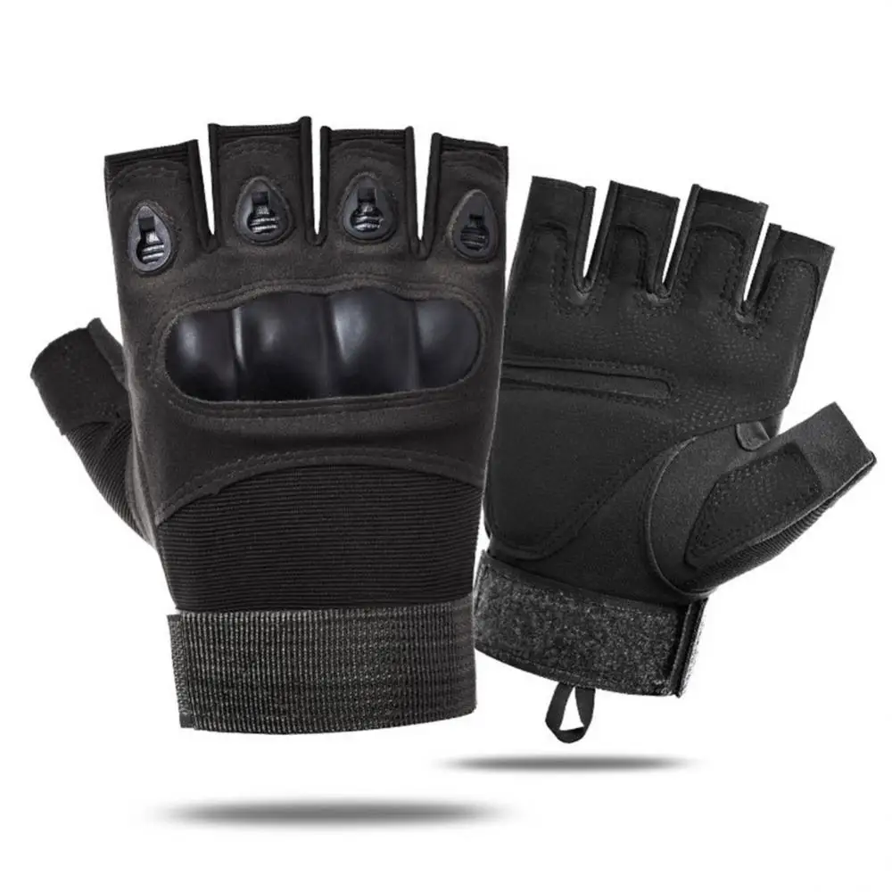 

RU Tactical Gloves Outdoor Cycling Motorcycle Gloves for Men Women Military Airsoft Combat Half Finger Shooting Hunting Gloves
