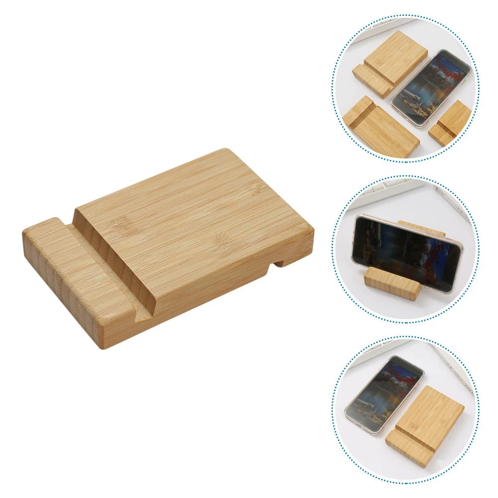 

Wooden Cell Stand Tablet Stand for Desktop Desk Holder Cradle Dock for Smartphones Tablet