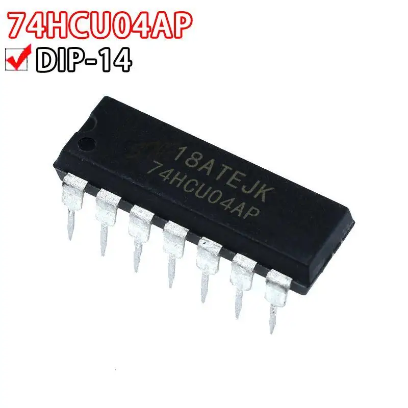 

10pcs 74HCU04AP DIP-14 74HCU04 DIP SN74HCU04N DIP14 74HCU04N IC TC74HCU04AP