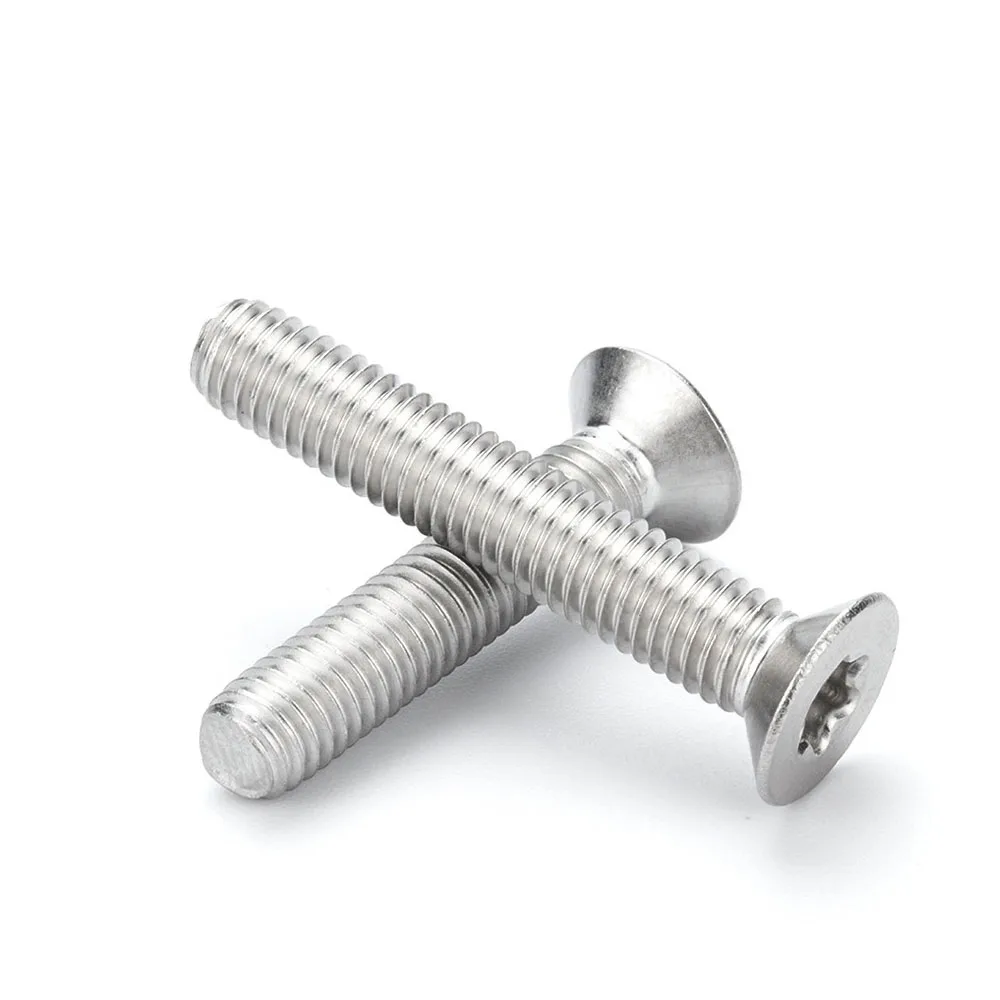 Винт безопасности GB2673 316 из нержавеющей стали M3 M4 M5 M6 Torx болт с потайной головкой