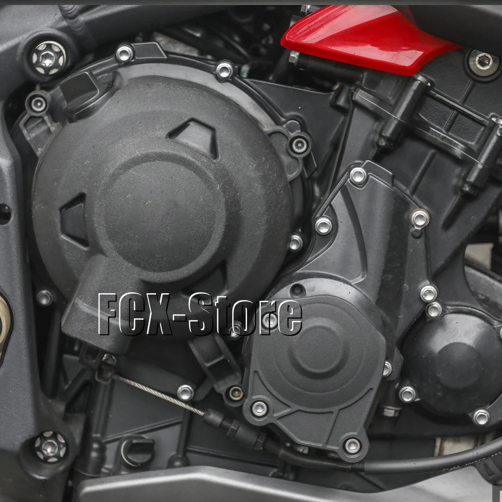 Аксессуары для мотоциклов черный 1 пара защитный чехол двигателя новый DAYTONA 675/R