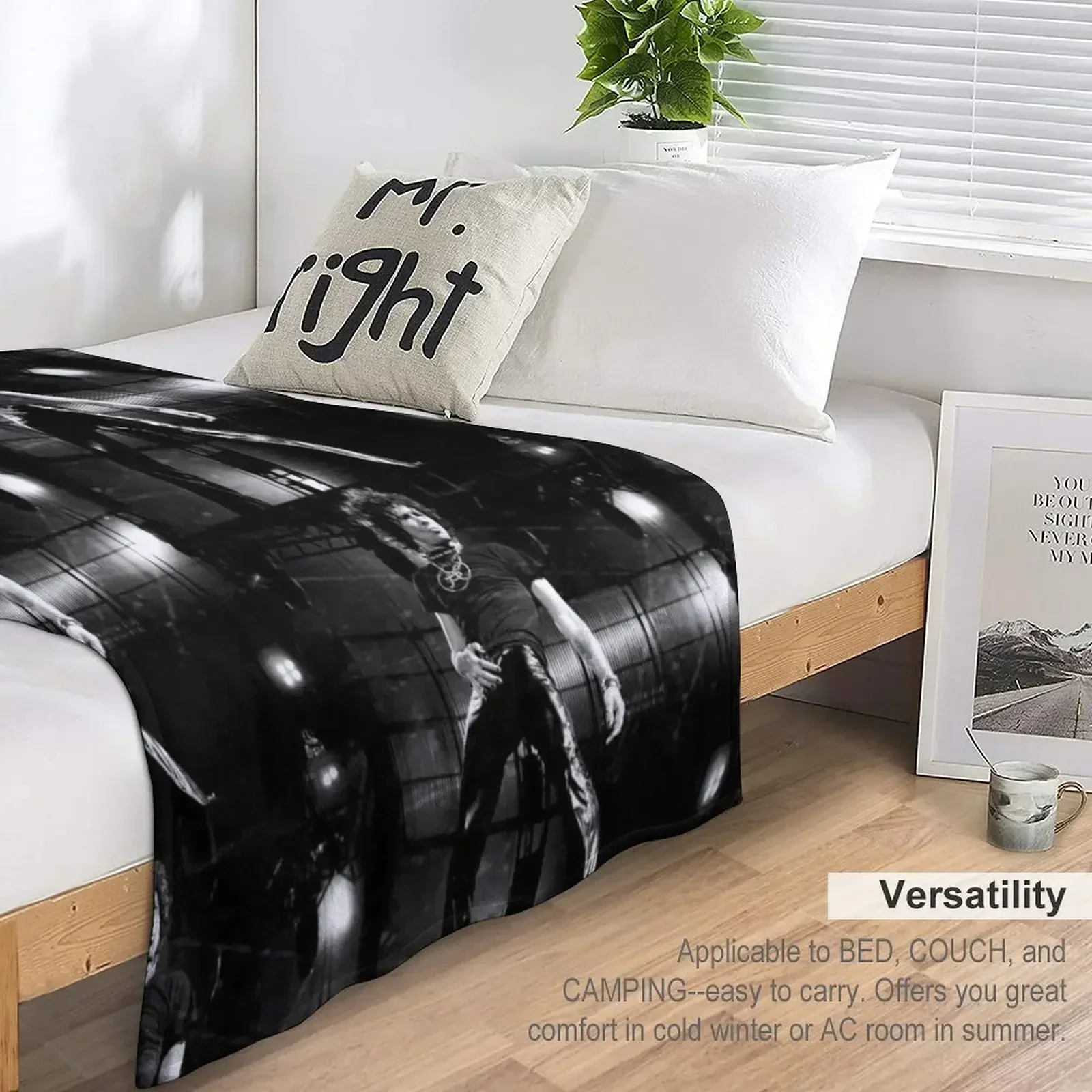 Новое одеяло lis bunbury ao Band llo2 Tour 2020 мягкое плюшевое в клетку на заказ одеяла из