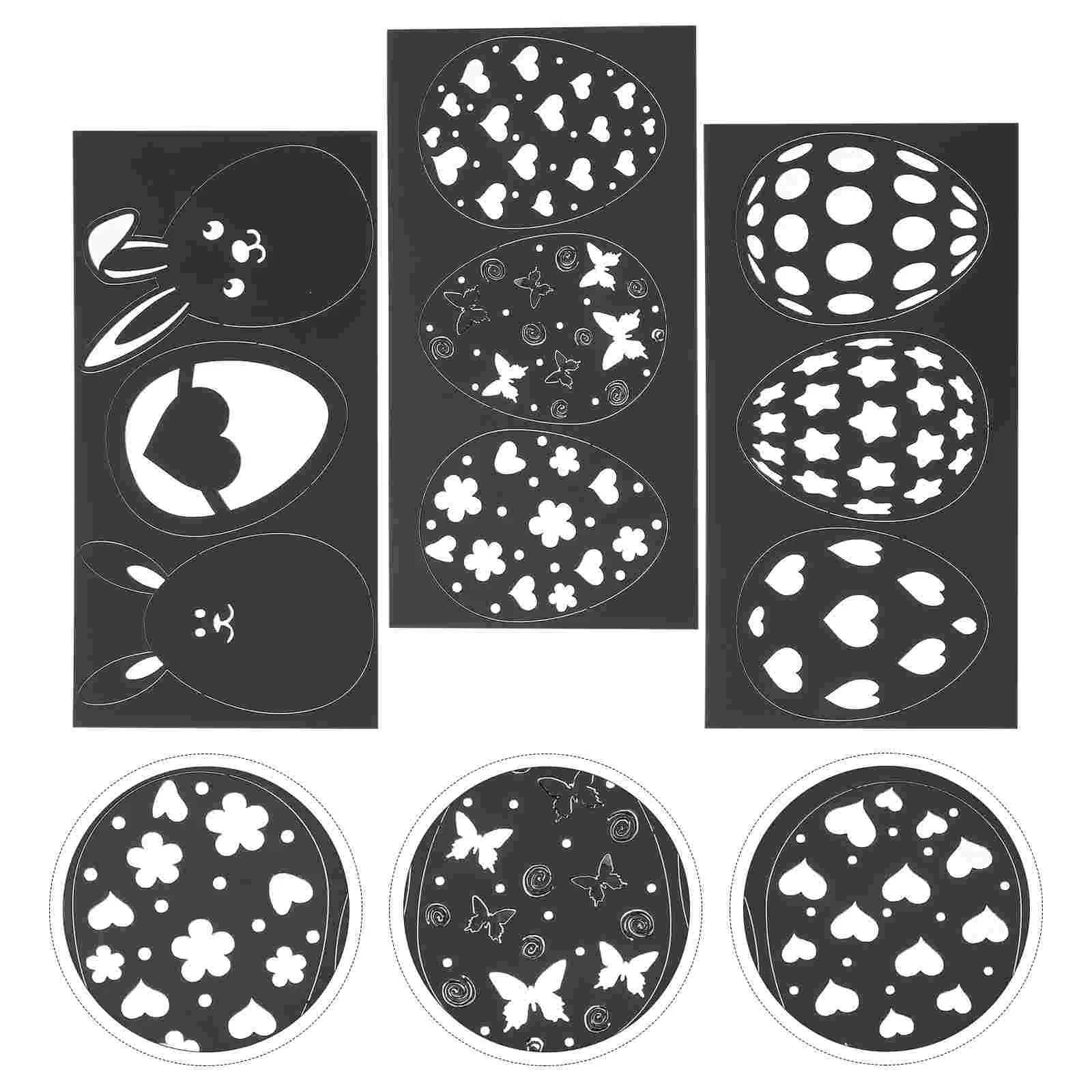 

Easter Wall Stickers Mirror Decals Window Decorations Acrylic Egg Bunny Sticker Basket Stuffers Stocking Clings Decor Decal