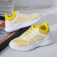 women yellow sneakers summer breathable mesh women shoes casual fashion tenis black red womens vulcanized shoes 2022
