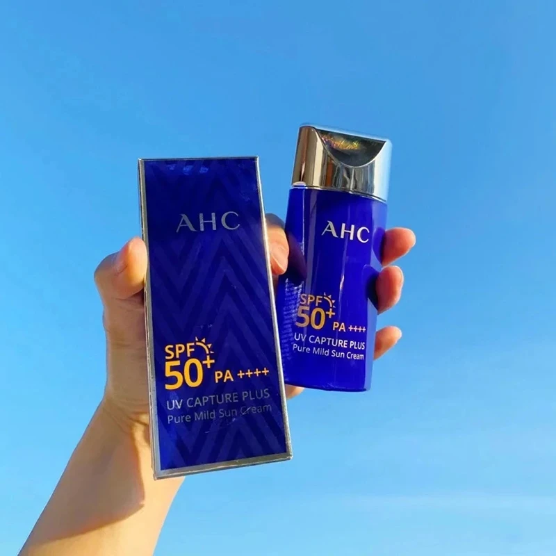 Korea AHC Sunscreen SPF50+ Long-Lasting Waterproof UV Protection Concealer Isolation 3-In-1 Facial Body Care Makeup Package Mail