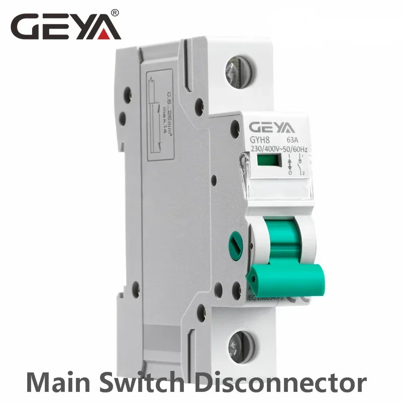 

Автоматический выключатель GEYA 63A/100A/125A 230В/400В