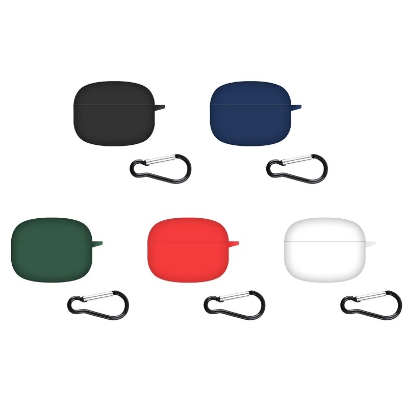 

Soft Silicone Carrying Case Shockproof Compatible for OraimoFree Pods 3 Headphone Dustproof Washable Charging Box Sleeve M76A