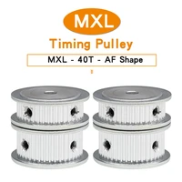 mxl 40t pulley wheel bore 4566 3578101212 71415mm aluminum pulley teeth pitch 2 032mm for width 610mm mxl rubber belt