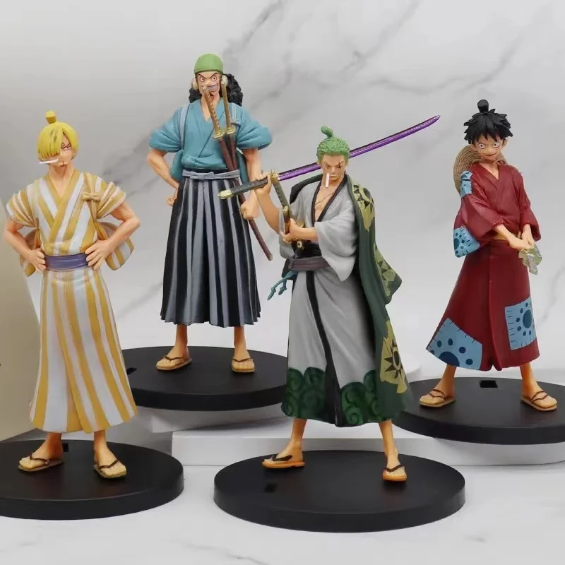 

17CM One Piece Luffy Figure Roronoa Zoro Three-Blade Sa-Maximum Manga Anime Statue PVC Action Collection Model Toys For Children