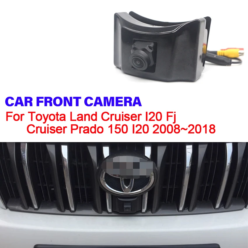 

CCD AHD 1080P Night Vision Vehicle Logo Car Front View Camera For Toyota Land Cruiser I20 Fj Cruiser Prado 150 I20 2008~2018