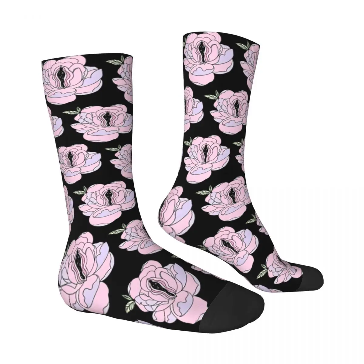 Носки с цветком вульвы осенние чулки модные мужские дышащие носки