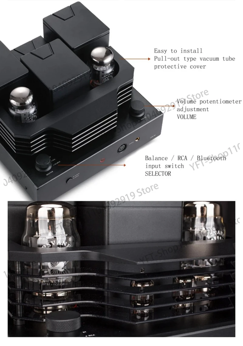 Усилитель с высокой четкостью KT88 оригинальная трубка Регулируемая Частота: 20 Гц ~