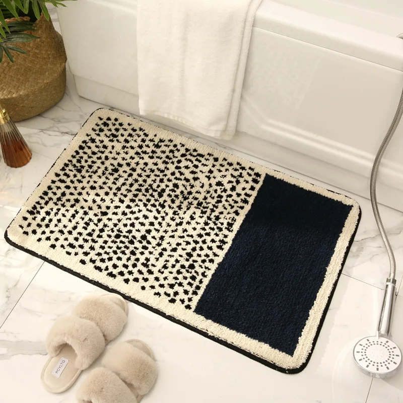 

Простой цветной коврик для ванной A5211 с узором в виде Луны, мягкий Противоскользящий напольный ковер, 3 размера, для прихожей, душа, утолщенный коврик для ванной
