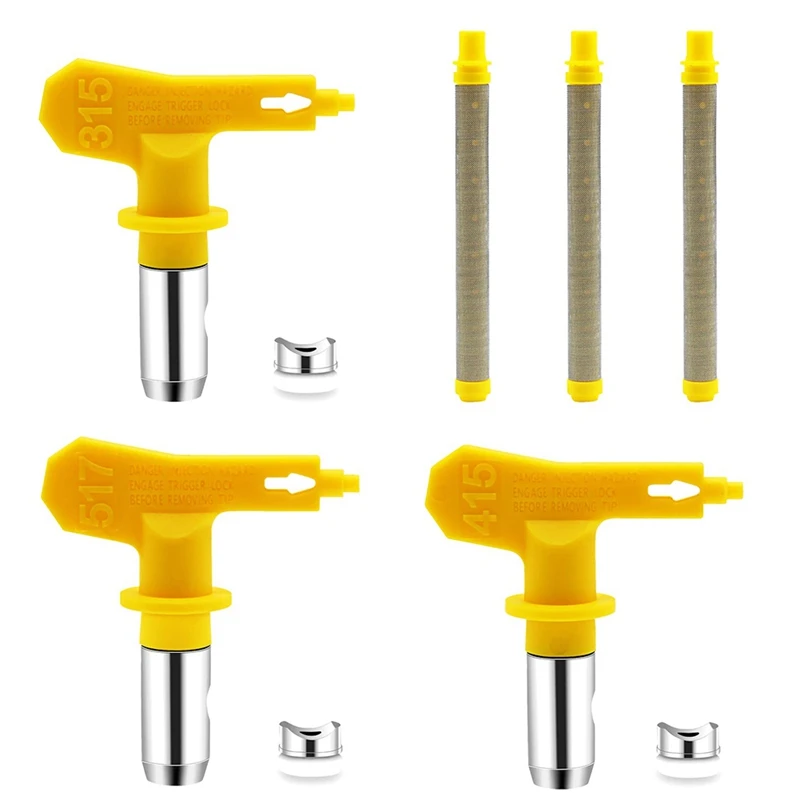 

Reversible Airless Paint Sprayer Nozzle Tips And Airless Spray Filter Fit For Spraying Machine Parts (315, 415, 517)